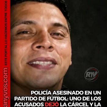 POLICÍA ASESINADO EN UN PARTIDO DE FÚTBOL: UNO DE LOS ACUSADOS DEJÓ LA CÁRCEL Y LA FISCALÍA APELARÁ
